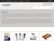 Tablet Screenshot of keypowersupplies.com